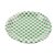 Prato de Papel Xadrez Verde e Branco 18cm com 10Un - Silver - Imagem 1