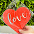 Guardanapo de Papel 33x33cm Coração Love com 20Un - Silver Plastic - Imagem 3