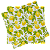 Guardanapo de Papel 32x32 Limões Sicilianos com 20Un - Silver Plastic - Imagem 5