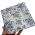 Guardanapo de Papel 32x32 Porcelana Azul com 20Un - Silver Plastic - Imagem 4