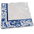 Guardanapo de Papel 33x33cm Estampado Borda Moldura Azul com 20Un - Silver Plastic - Imagem 8