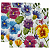 Guardanapo de Papel 33x33cm Estampado Flores Coloridas com 20Un - Silver Plastic - Imagem 2