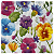 Guardanapo de Papel 33x33cm Estampado Flores Coloridas com 20Un - Silver Plastic - Imagem 3