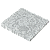 Guardanapo de Papel 33x33cm Bordado Prateado com 20Un - Silver Plastic - Imagem 10