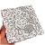 Guardanapo de Papel 33x33cm Bordado Prateado com 20Un - Silver Plastic - Imagem 8