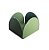 Porta Forminha Verde Eucalipto 4 Petálas 3.3x2.5x3.3cm com 50 Un - NC Toys - Imagem 1