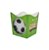 Cachepot de Papel Futebol 9x8x6cm com 10 Un - NC toys - Imagem 1