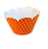 Saia de Cupcake Poá Laranja e Branco com 12 Unidades - NC Toys - Imagem 1