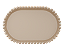Bandeja Baixa Borda Perola Bege 20X13CM - Produfest - Imagem 1