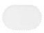 Bandeja Baixa Borda Perola Branco 20X13CM - Produfest - Imagem 1