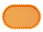 Bandeja Baixa Borda Perola Laranja 20X13CM - Produfest - Imagem 1