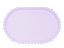 Bandeja Baixa Borda Perola Lilas Candy 20X13CM - Produfest - Imagem 1