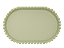 Bandeja Baixa Borda Perola Verde Menta 20X13CM - Produfest - Imagem 1