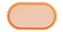 Bandeja Baixa Média Borda Perola Papaya 25x14CM - Produfest - Imagem 1
