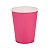 Copo de Papel Liso Pink 270 Ml com 10 Un - Silver - Imagem 1