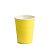 Copo de Papel Liso Amarelo 270 Ml com 10 Un - Silver - Imagem 1