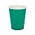 Copo de Papel Liso Verde Bandeira 270 Ml com 10 Un - Silver - Imagem 1