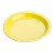 Prato de Papel Liso Amarelo 18cm com 10Un - Silver - Imagem 1