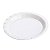 Prato de Papel Liso Branco 18cm com 10Un - Silver - Imagem 1
