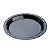 Prato de Papel Liso Preto 18cm com 10Un - Silver - Imagem 1