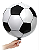 Balão Metalizado 4D Bola de Futebol 24 Polegadas com 1 Unidade - Imagem 1