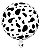 Balão Metalizado Redondo Vaca Malhada 45cm com 1 Unidade - Imagem 1