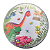 Balão Metalizado Redondo Estampado Safari Dino Aventura 45x45cm 17 Polegadas - Imagem 1