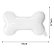 Balão Metalizado Formato Osso Branco 37.5x64cm com 1 Unidade - Imagem 2
