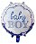 Balão Metalizado Redondo Estampa Baby Boy 18 Polegadas - Imagem 1