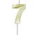 Vela de Aniversário Mini Design Número 7 Amarelo Candy Metalizado - Silver - Imagem 1