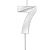 Vela de Aniversário Mini Design Número 7 Branco Perola Metalizado - Silver - Imagem 1
