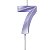Vela de Aniversário Mini Design Número 7 Lilás Candy Metalizado - Silver - Imagem 1