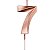 Vela de Aniversário Mini Design Número 7 Rosê Gold Metalizado - Silver - Imagem 1