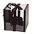 Caixa Rígida Preta com Tampa Acrilica 26x20x10cm - Ref 39001728 Cromus - Imagem 1