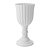 Vaso Plástico Grande Dubai Branco Desmontável 40x17.5cm - Produfest - Imagem 1