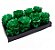Forminha Para Docinhos Formato Flor Style Verde com 40 Un - Ref 3997.01 Ultrafest - Imagem 1