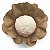 Forminha Para Docinhos Formato Flor Style Mocha com 40 Un - Ref 5627.01 Ultrafest - Imagem 1