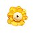 Forminha Para Docinhos Formato Flor Style Amarelo Queimado com 40 Un - Ref 4784.01 Ultrafest - Imagem 2