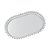 Bandeja Baixa Borda Perola Cristal 20X13CM - Produfest - Imagem 1