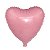 Balão Metalizado Coração Rosa Bebê 10 Polegadas com 6 Un NÃO FLUTUA COM GÁS HELIO - Silver - Imagem 1