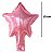 Balão Metalizado Estrela Rosa Bebe 5 Polegadas com 6 Un NÃO FLUTUA COM GÁS HELIO - Silver - Imagem 2