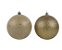 Bolas de Natal Sortida Dourada Chapiscado Metal Ouro 10cm com 4 Un - Ref 1069669 Cromus - Imagem 1