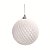 Bolas de Natal Losangos de Glitter Branco 10cm com 4Un- Ref 1002274 Cromus - Imagem 1