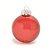 Bolas de Natal Vermelho Translucido 10cm com 4Un - Ref 1033328 Cromus - Imagem 1