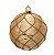 Bolas de Natal Dourado com Quadrados 10cm com 4Un - Ref 1924748 Cromus - Imagem 1