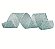 Fita Aramada de Juta Azul 6,3cmx9,14m - Ref 1920967 Cromus - Imagem 1