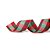 Fita Aramada de Natal Xadrez Verde e Vermelho 6,3cm - Ref 1750700 Cromus - Imagem 1