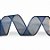 Fita Aramada de Organza Azul Marinho 3,6cmX914cm - Ref 9274 Halley - Imagem 1