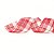 Fita Aramada de Natal Xadrez Vermelho, Branco e Preto 6,3cmx9,14m - Ref 1923853 Cromus - Imagem 1