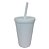 Copo com Tampa e Canudo 350ML Branco - Neoplas - Imagem 1